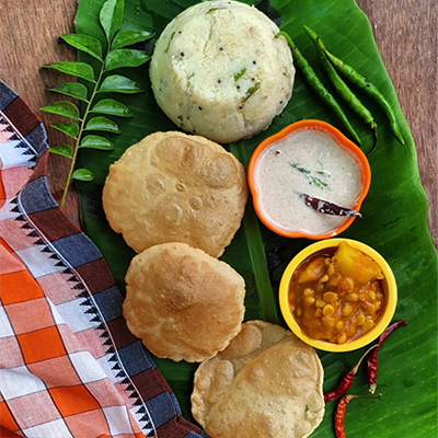 "Poori Upma  (Hotel Chutneys (Tiffins) - Click here to View more details about this Product
